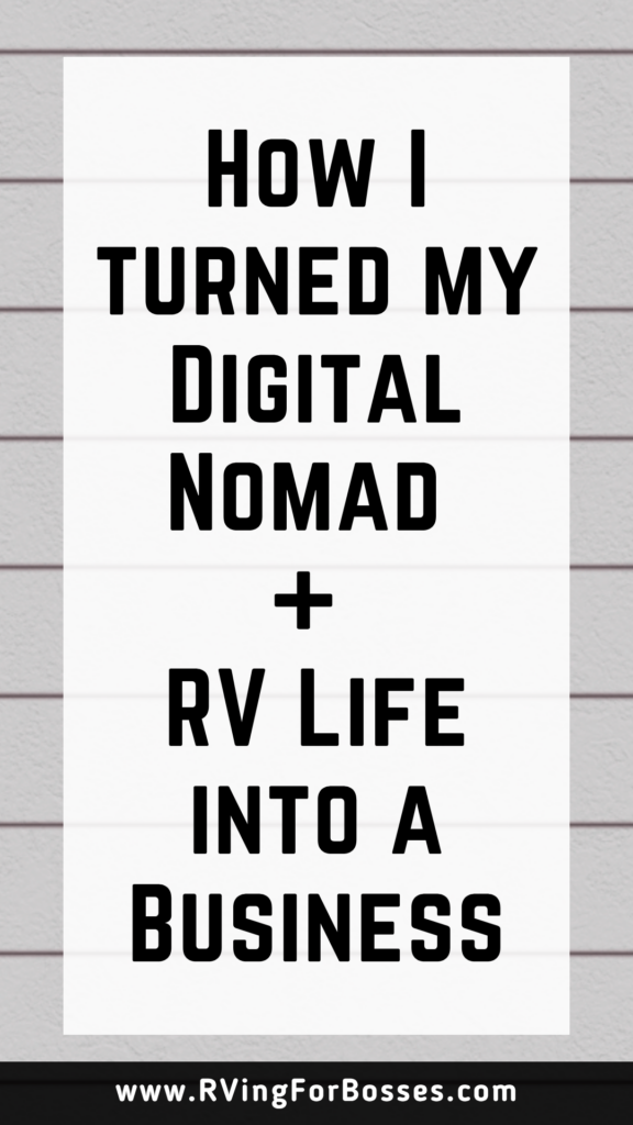 Revenue Breakdown & Business Model: How my RV Digital Nomad blog (this website) generates income through strategic content and digital assets. How I turned my love for RV Digital Nomad Life into a Business.